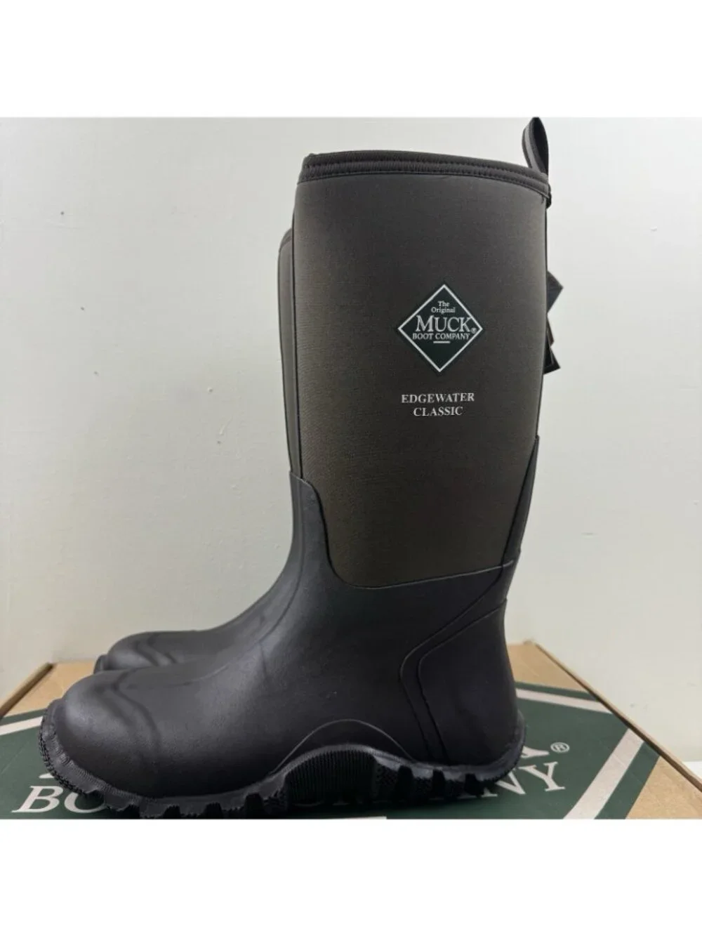 Muck Boot Size 11 Edgewater Classic Soft Toe Pull On Work Mens Brown ECH-900